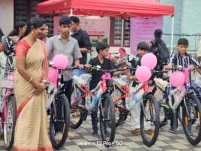 They are ready to take the cycles