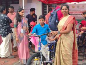 Thank you helping them to go to school