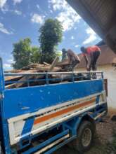 GAI Ambassador unloading firewood