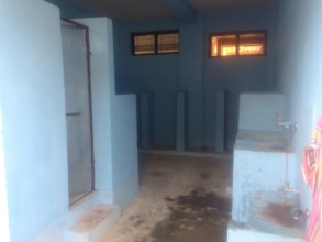 Inside view of new boys toilet