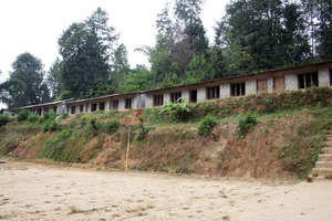 A view of School Building and compound