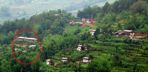 Kalidhunga School from a distant