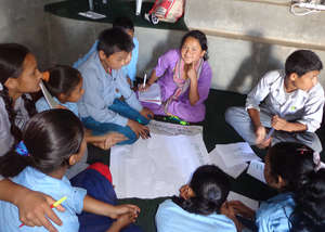 Ms. Manamaya Facilitating Nature Club Planning