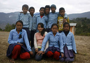Nature Club Ex Com Members of Majhgau School