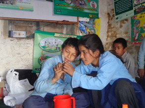 Students preparing WATASOL in their school