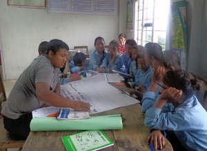 Nature Club Members planning their yearly activty