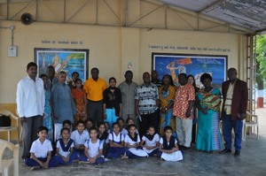 Officials from Ghana and India in collaboration