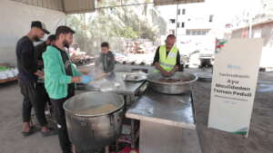 Preparation of food in the Palestinian