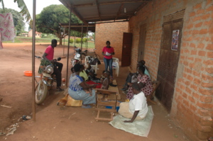 Farmers attending training
