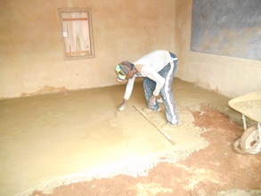 cementing of the classroom floor