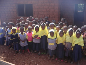 Children infront of thier class