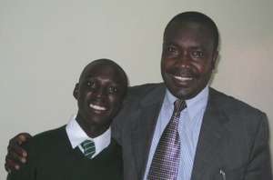 David Maina and the principal, Mr. Kirui