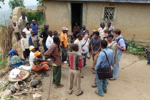 Travel team meeting with Twa community