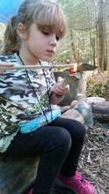 Coal Burning a Spoon