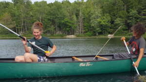 Canoeing Ellis Pond