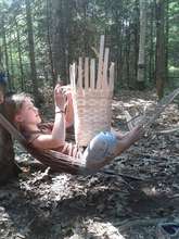 The joys of weaving at Camp Forest