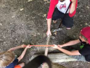 Learning tool use at Camp Forest
