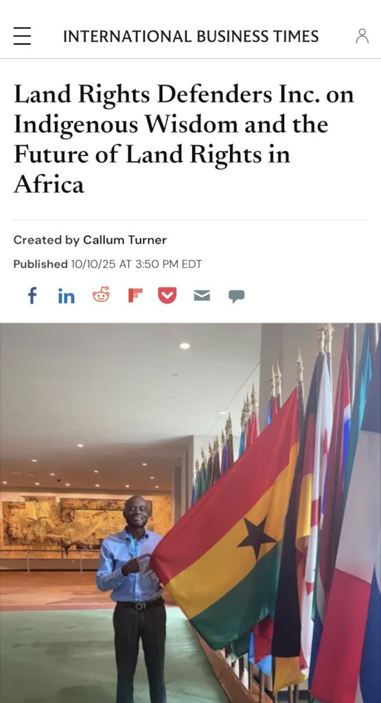 Win Justice for Indigenous People in Ghana