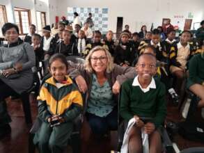 Young learners briefed on our materials.
