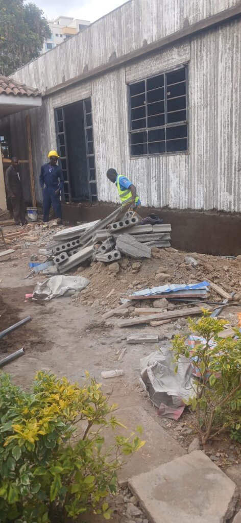 Resource Centre construction 1