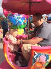 Grace and I at the fair