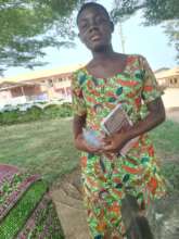 A student radiating gratitude towards donors
