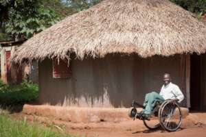 African man in his local context