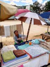 Selling mats and towels