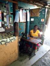 A proud seamstress