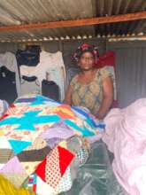 A bedsheet and clothing store
