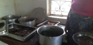 A restaurant started with loan funds