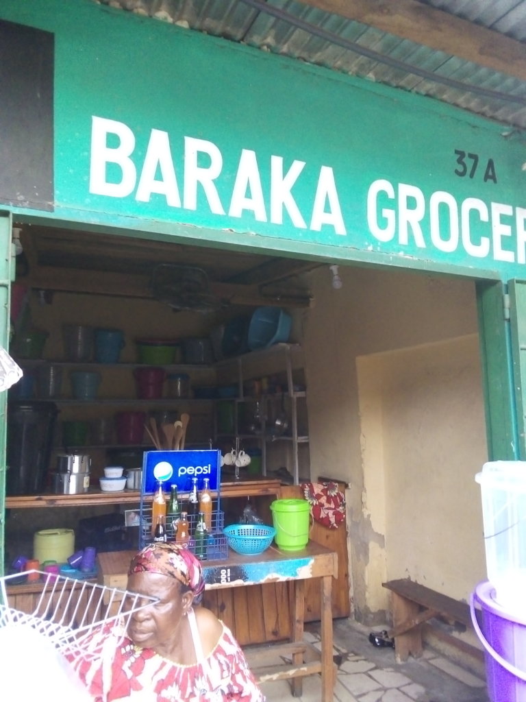 A grocery store owned by a loan recipient