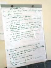 Discussion on challenges faced