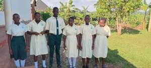 Some of the students in Secondary School