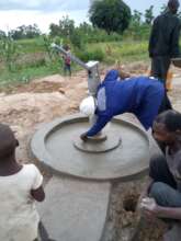 Kisia Community Participating in Construction