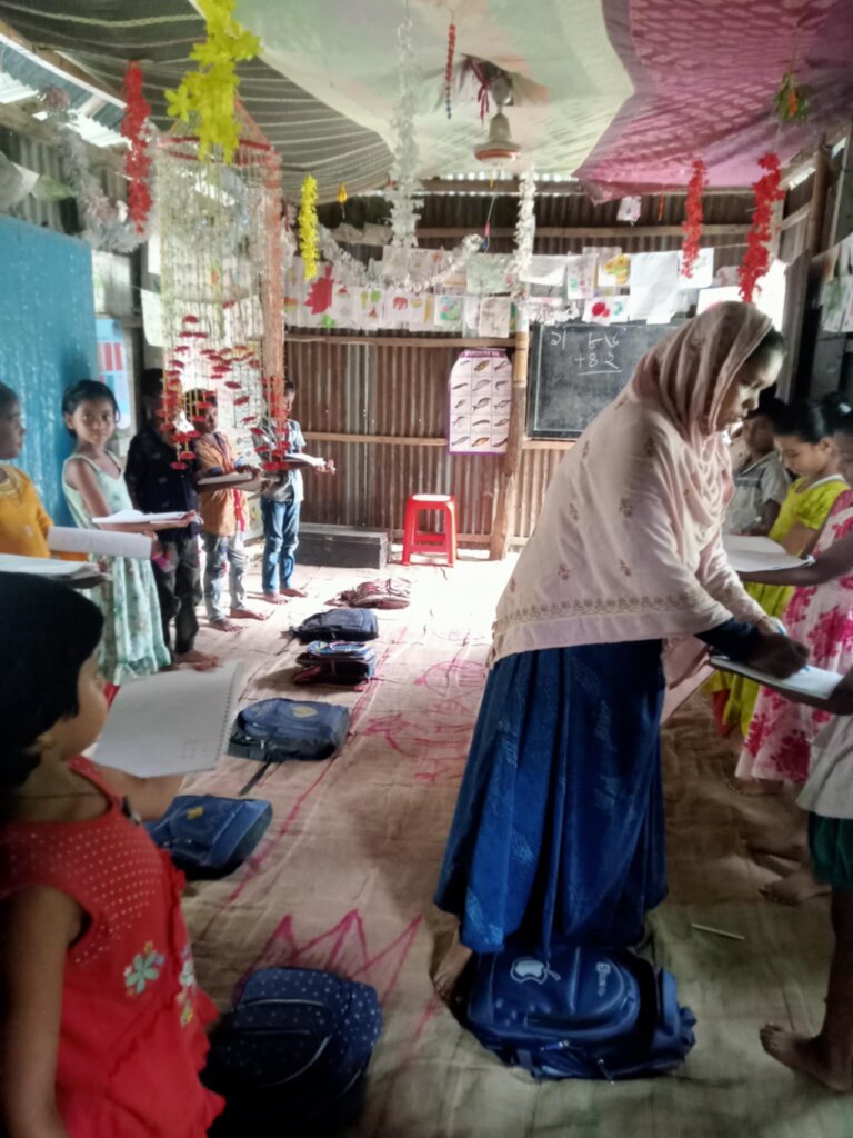 Primary education of helpless street children