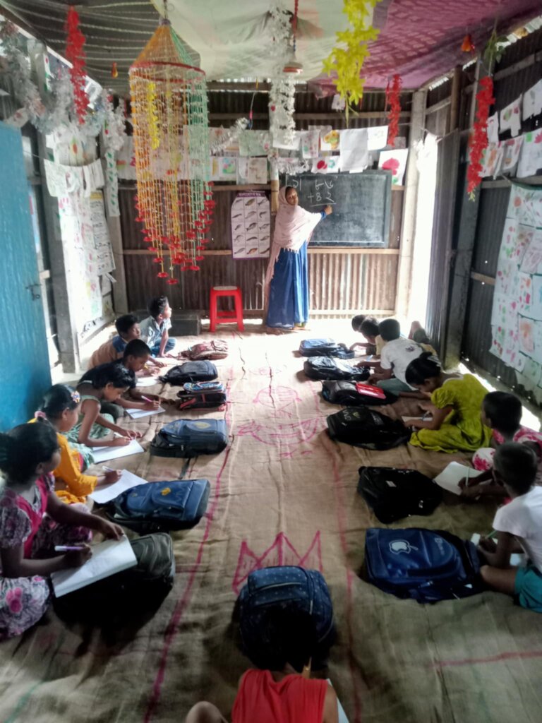 Primary education of helpless street children