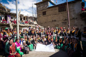 Women group gathering during program