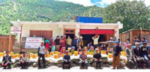 Food distribution to disaster victim