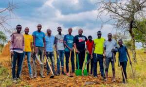 Community Volunteer Day on the Project Site
