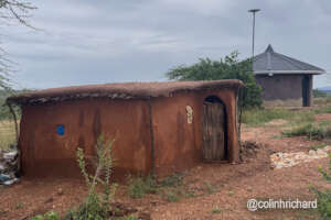 Traditional Maasai House on the Project