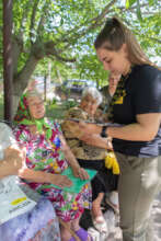 Residents waiting for the medical appointment.