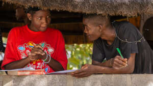 Taking part in the icebreakers