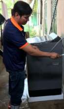 Installing the new Washing Machine!
