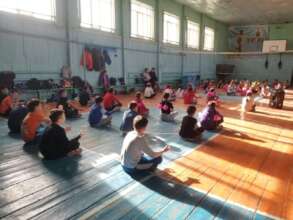 Meditation during Physical education class