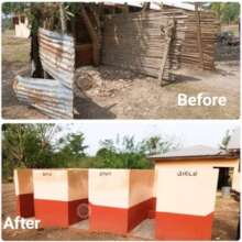 Before and after, Lekanti school