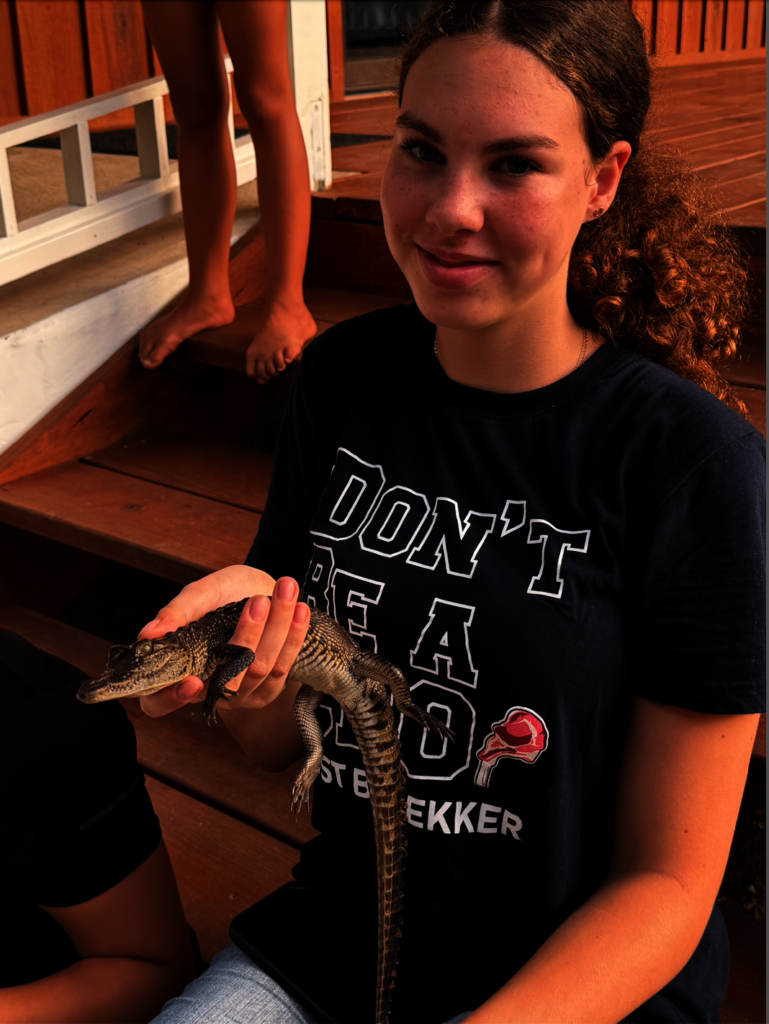 Baby Croc and Next Gen Croc student