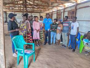 After our Meeting with IDPs in Mushaba Camp Kalemi