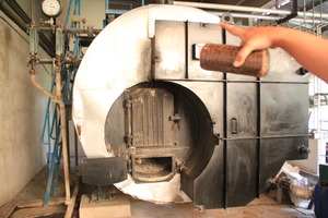Biodegradable fuel for a burner