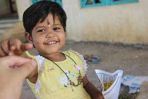 Vaishali,Sharing her treats